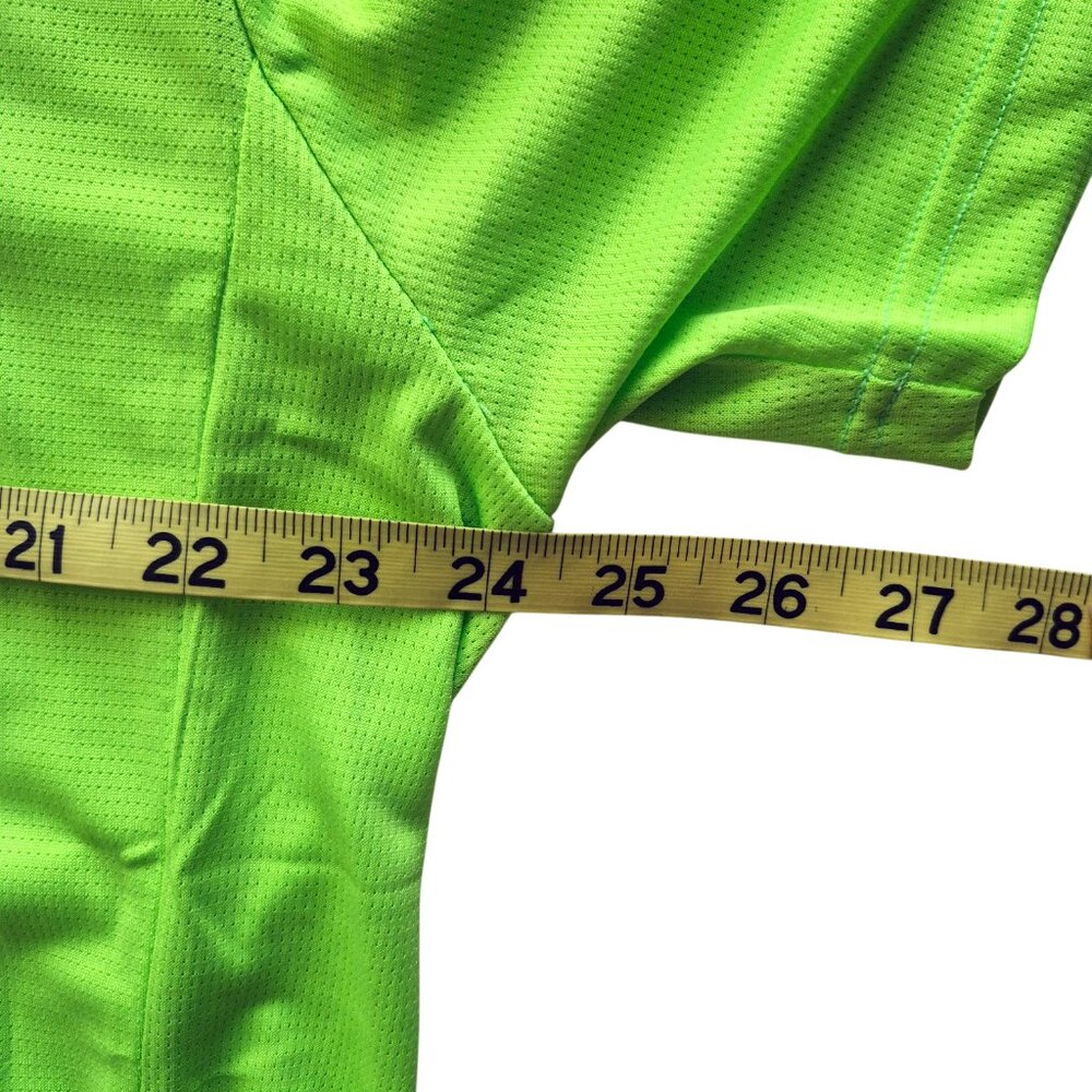 NWT Erreà Italian Vollyeball Jersey Workout Sport Ventilated Tee Lime Size XXL - Picture 9 of 12